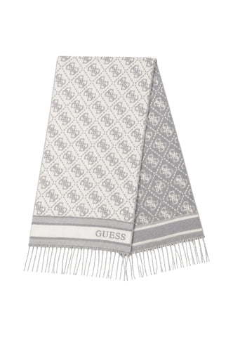 GUESS Sciarpa Donna Grigio Bianco AW5665POL03-AI27-GOO