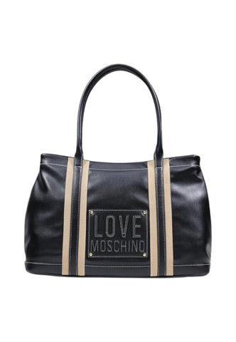 LOVE MOSCHINO Borsa A Spalla Donna Nero Beige JC4067PP1PLM100A-AI27