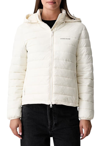 GUESS Giacca Piumino Donna Bianco W6YL09W2799-AI27-G053