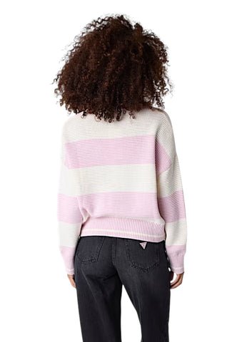 GUESS Maglione Donna Rosa Bianco W6YR01Z0847-AI27-SM49