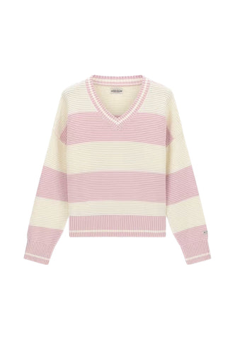 GUESS Maglione Donna Rosa Bianco W6YR01Z0847-AI27-SM49