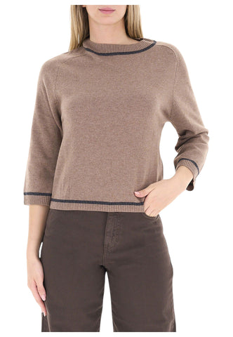 EMME MARELLA Maglione Donna Marrone EMMEGREGE-AI27-010