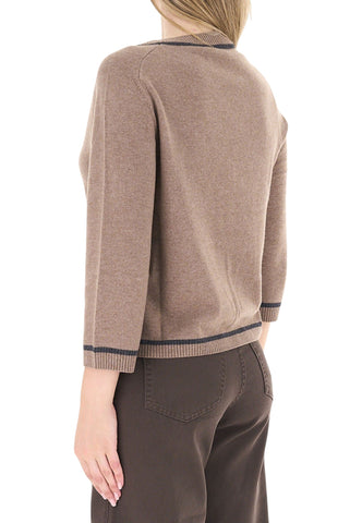 EMME MARELLA Maglione Donna Marrone EMMEGREGE-AI27-010
