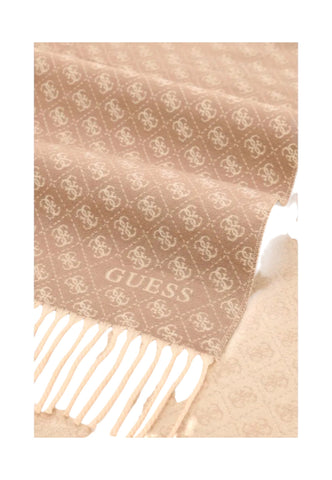 GUESS Sciarpa Donna Beige Bianco AW5663VIS03-AI27-TMU