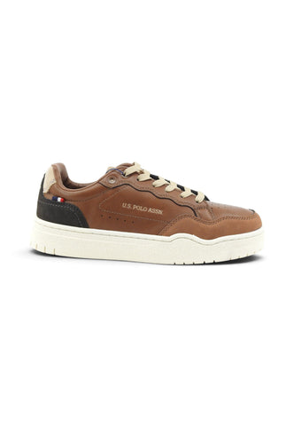 U.S. POLO ASSN: Sneakers Uomo Marrone Beige ELIA002-AI27-CUO