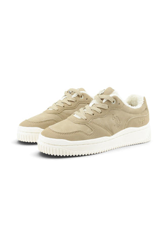 U.S. POLO ASSN: Sneakers Donna Beige AMBER001-AI27-BEI