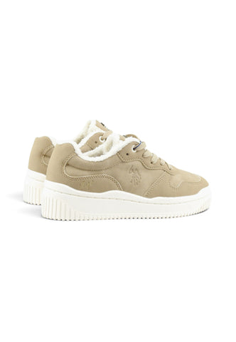 U.S. POLO ASSN: Sneakers Donna Beige AMBER001-AI27-BEI