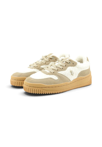 U.S. POLO ASSN. Sneakers Donna Beige Bianco AMBER001A-AI27-CRE-BEI01