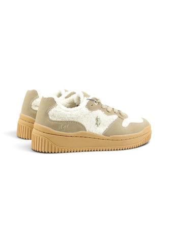 U.S. POLO ASSN. Sneakers Donna Beige Bianco AMBER001A-AI27-CRE-BEI01