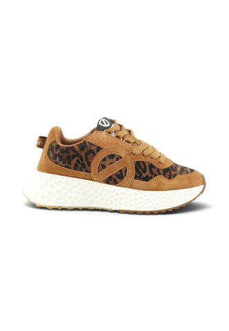 NO NAME Sneakers Donna Marrone Nero Animalier NNVEAQ04CA-AI27