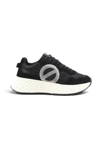NO NAME Sneakers Donna Nero Glitter NNVEN60415-AI27