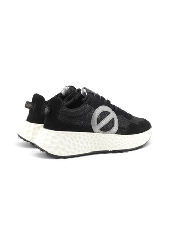 NO NAME Sneakers Donna Nero Glitter NNVEN60415-AI27