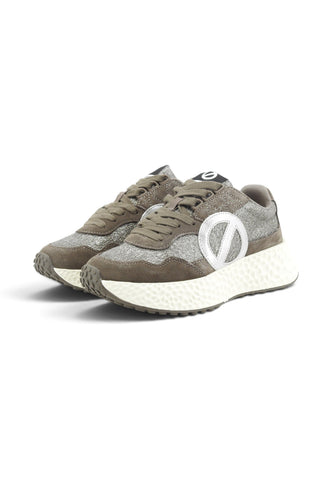 NO NAME Sneakers Donna Grigio Argento Glitter NNVEN60420-AI27