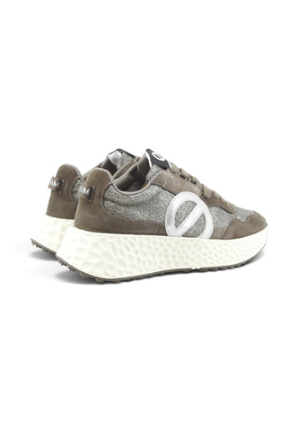 NO NAME Sneakers Donna Grigio Argento Glitter NNVEN60420-AI27