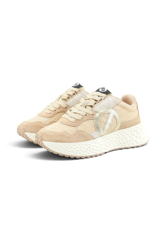 NO NAME Sneakers Rosa Beige Glitter NNVEN604IZ-AI27