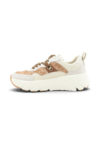 GEOX Sneakers Donna Bianco Beige Marrone D36UFE0QS22-AI27-C1S5V