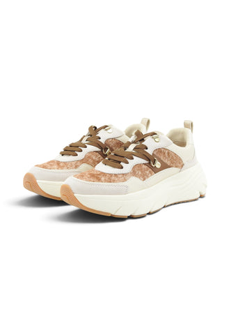 GEOX Sneakers Donna Bianco Beige Marrone D36UFE0QS22-AI27-C1S5V
