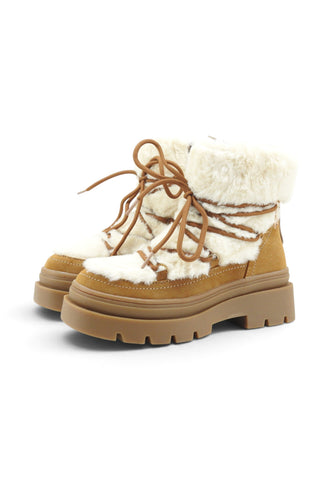 U.S. POLO ASSN. Stivaletti Donna Marrone Bianco SHONA005-AI27-LBR-LBE01