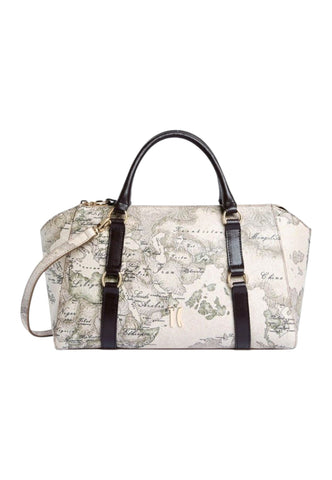 ALVIERO MARTINI Borsa A Mano Donna Beige Nero LF969950-AI27-0590