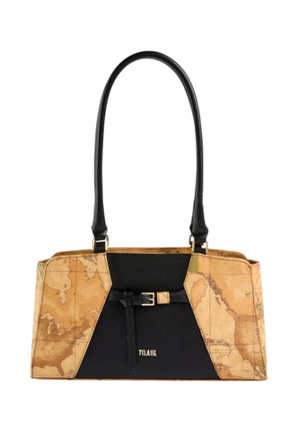 ALVIERO MARTINI Borsa A Spalla Donna Nero Beige LG10G654-AI27-0001
