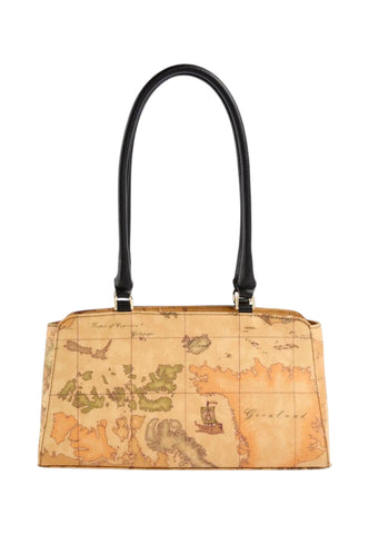 ALVIERO MARTINI Borsa A Spalla Donna Nero Beige LG10G654-AI27-0001