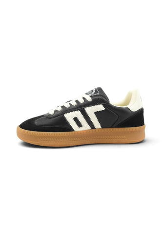 BACK70 Sneakers Donna Nero Bianco 108027-000039-AI27