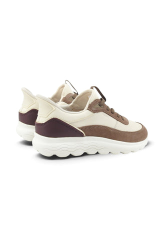 GEOX Sneakers Donna Beige Marrone Viola D567MB08522-AI27-C1SQ6