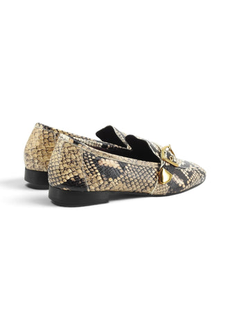 BELLE VIE Mocassini Donna Beige Nero Animalier DANTE39-BEN-AI27