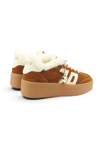 BACK70 Sneakers Donna Marrone Bianco 108055-000002-AI27