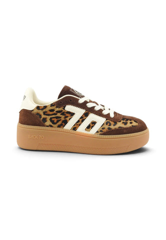 BACK70 Sneakers Donna Marrone Animalier 108055-000004-AI27