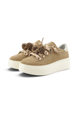 EMANUELE VEE Sneakers Donna Beige 462P-100-12-P011-AI27-BEI
