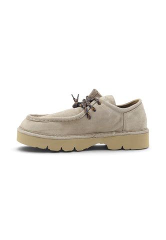 PAN CHIC Mocassini Stringati Uomo Beige P009M014-0242D013-AI27