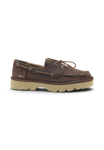 PAN CHIC Mocassini Stringati Uomo Marrone P019M003-0256D007-AI27