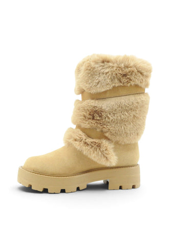 GUESS Stivaletti Donna Beige FLFYAFFUR10-AI27-TAN