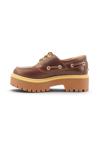 TIMBERLAND Mocassini Stringati Donna Marrone TB0A2QDMD571-AI27