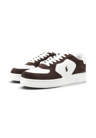 POLO RALPH LAUREN Sneakers Uomo Bianco Marrone 809P15491002-AI27