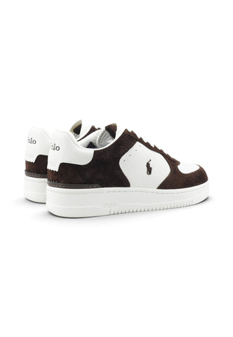 POLO RALPH LAUREN Sneakers Uomo Bianco Marrone 809P15491002-AI27