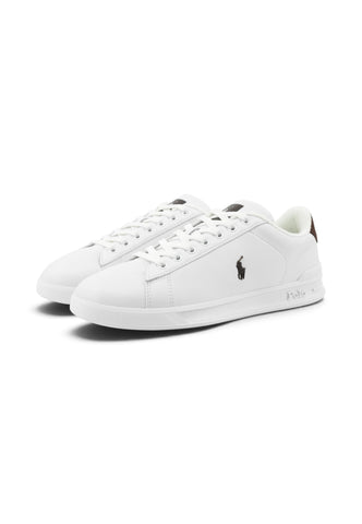 POLO RALPH LAUREN Sneakers Uomo Bianco Marrone 809P15745003-AI27