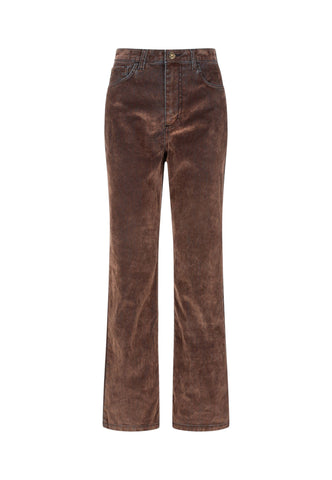 CAFE NOIR Pantaloni Donna Marrone C7JJ0202-AI27-M025