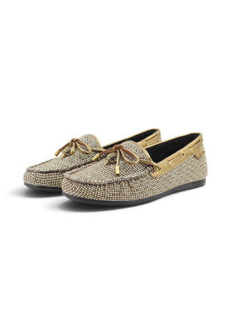 KURT GEIGER Mocassini Donna Oro Strass 9790840609-AI27