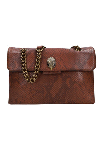 KURT GEIGER Borsa Tracolla Donna Marrone Animalier 5021530719-AI27