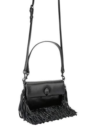 KURT GEIGER Borsa A Spalla Donna Nero Frange 5846300109-AI27