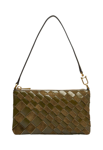 MICHAEL KORS Pochette Donna Verde Marrone 32F6AJ6F6S-AI27-282