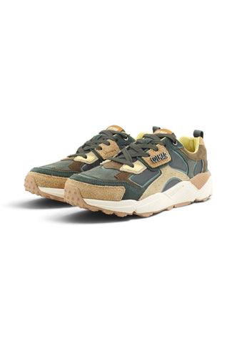 COLMAR Sneakers Uomo Verde Marrone Multicolore GARNER-W-086-AI27