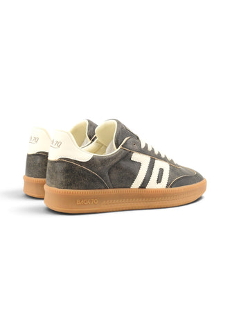 BACK70 Sneakers Uomo Marrone Bianco 108028-000020-AI27