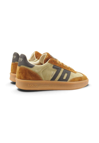BACK70 Sneakers Uomo Beige Marrone 108028-000049-AI27