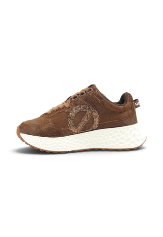 NO NAME Sneakers Donna Marrone Glitter NNVE1G0408-AI27