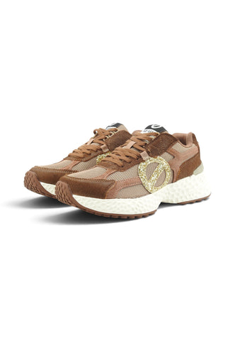 NO NAME Sneakers Donna Marrone Glitter SNCRBG0480-AI27
