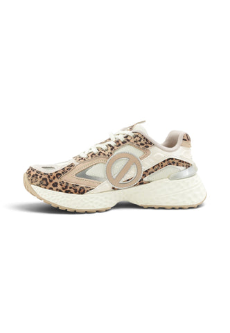 NO NAME Sneakers Donna Beige Animalier UNCYSDLO18-AI27