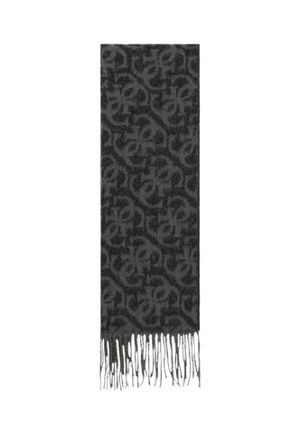 GUESS Sciarpa Donna Nero Grigio AW5672POL03-AI27-BLA
